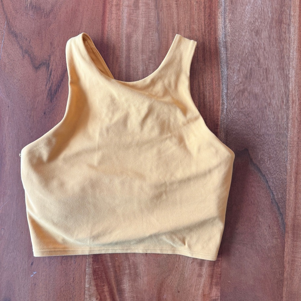 Athleta Women's Mustard Racer Back Sports Tank Size‎ XS